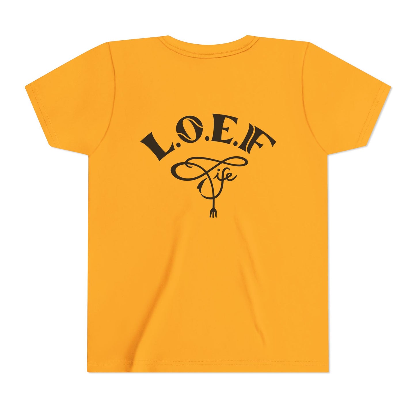 L.O.E.F Foodie 4Life Young Tee Shirt  (Violet)