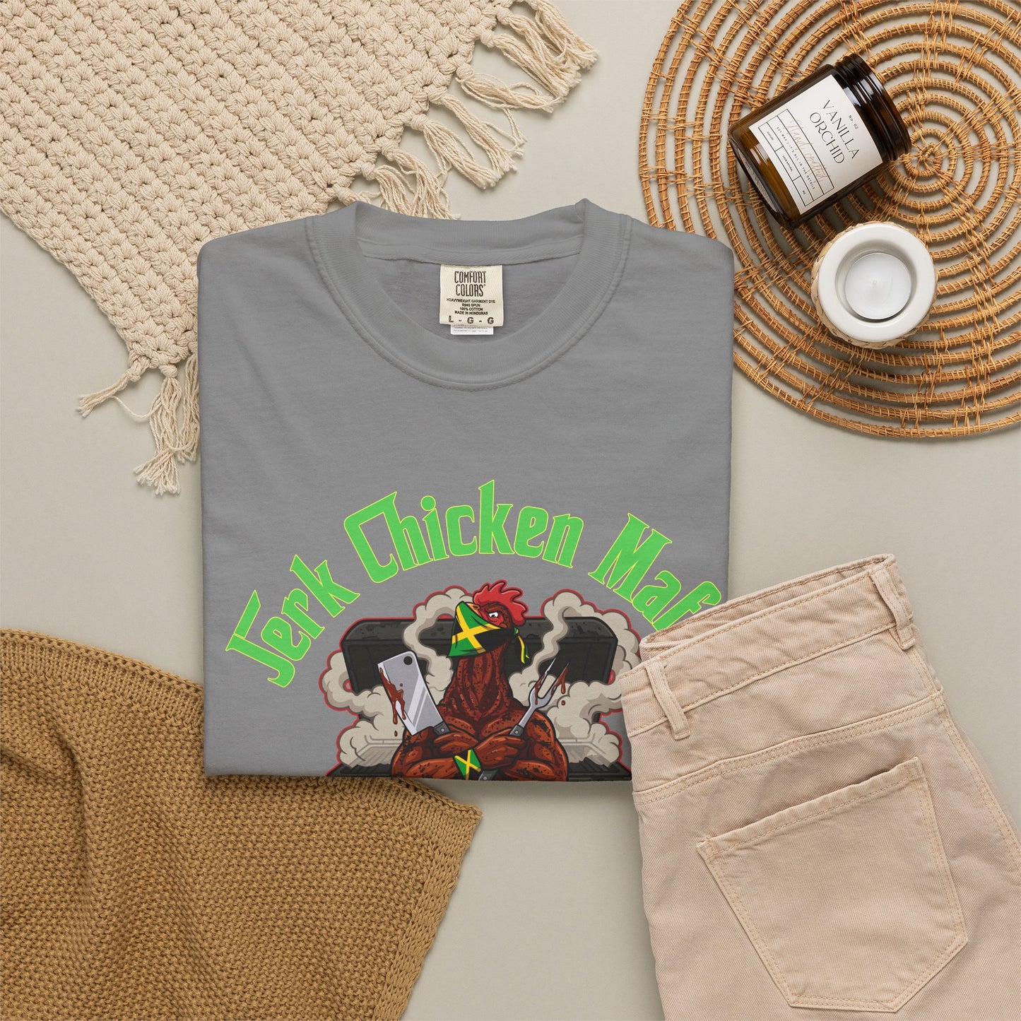 L.O.E.F Jerk Chicken Mafia Unisex Tee Shirt