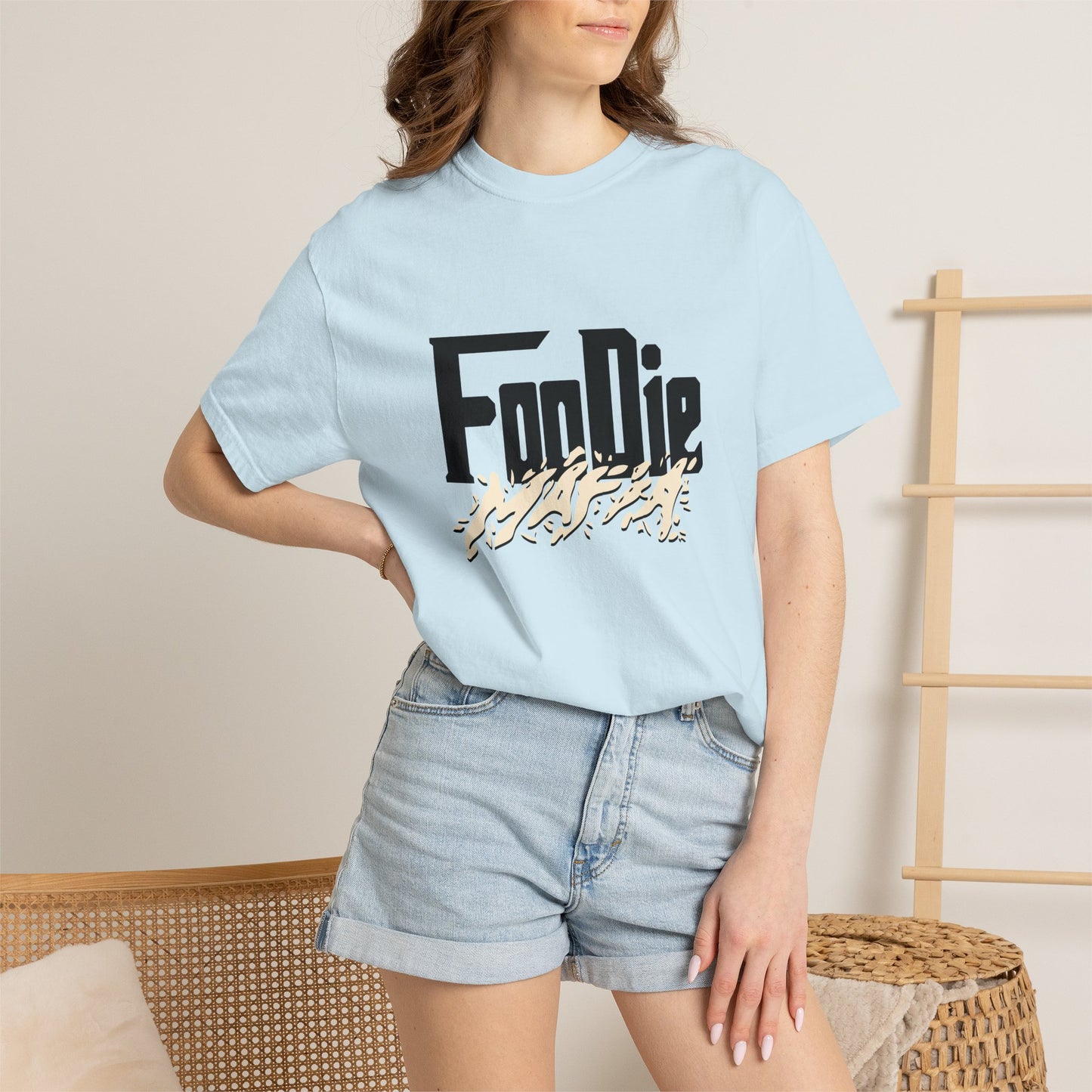 L.O.E.F Foodie Mafia Tee Shirt (Cream)