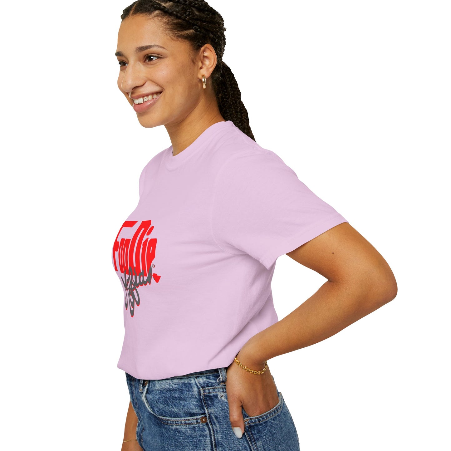 L.O.E.F Red Foodie Mafia Unisex Tee Shirt (Dark Grey)