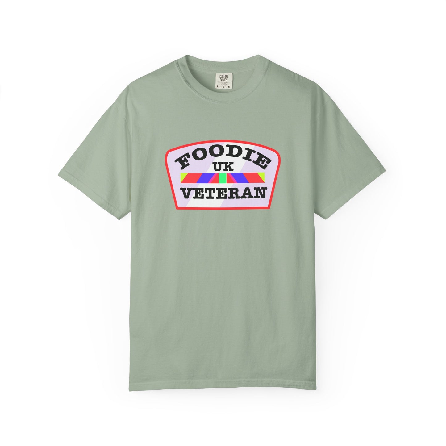 L.O.E.F Foodie Veteran UK Unisex Tee Shirt (Soft Pink)