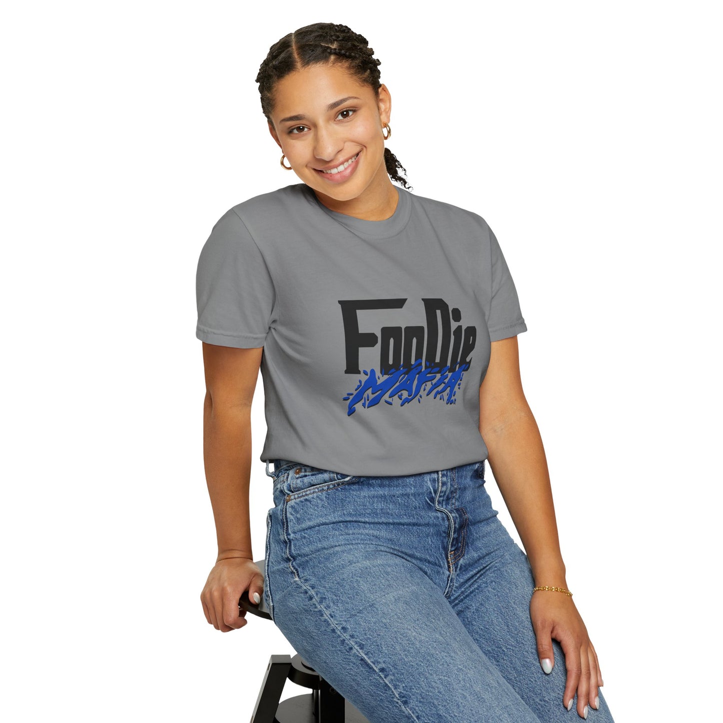 L.O.E.F Foodie Mafia Tee Shirt (Cobalt Blue)