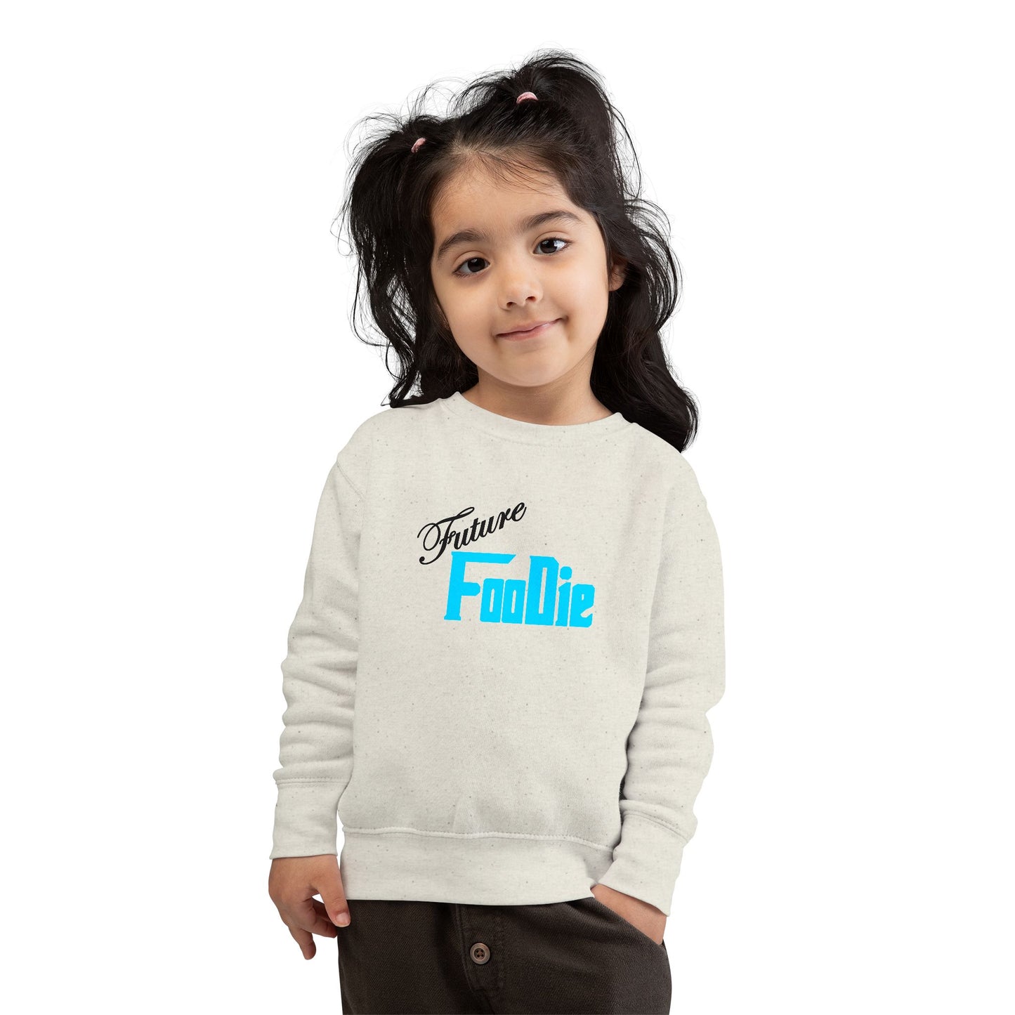 L.O.E.F Future Foodie Toddler Sweatshirt (Neon Blue)