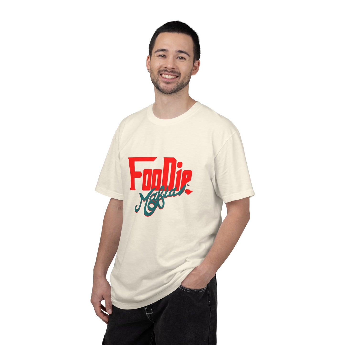 L.O.E.F Red Foodie Mafia Unisex Tee Shirt (Teal)