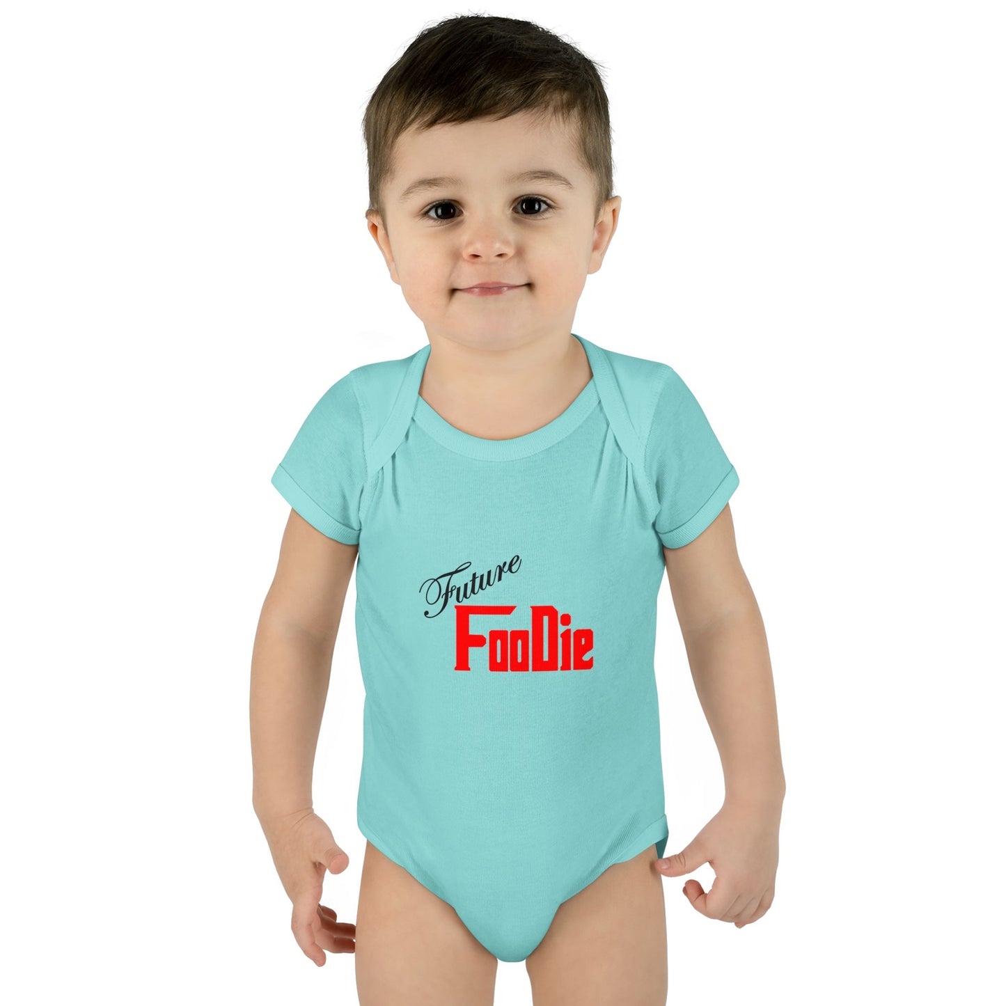L.O.E.F Future Foodie Toddler Bodysuit (Fiery Red)