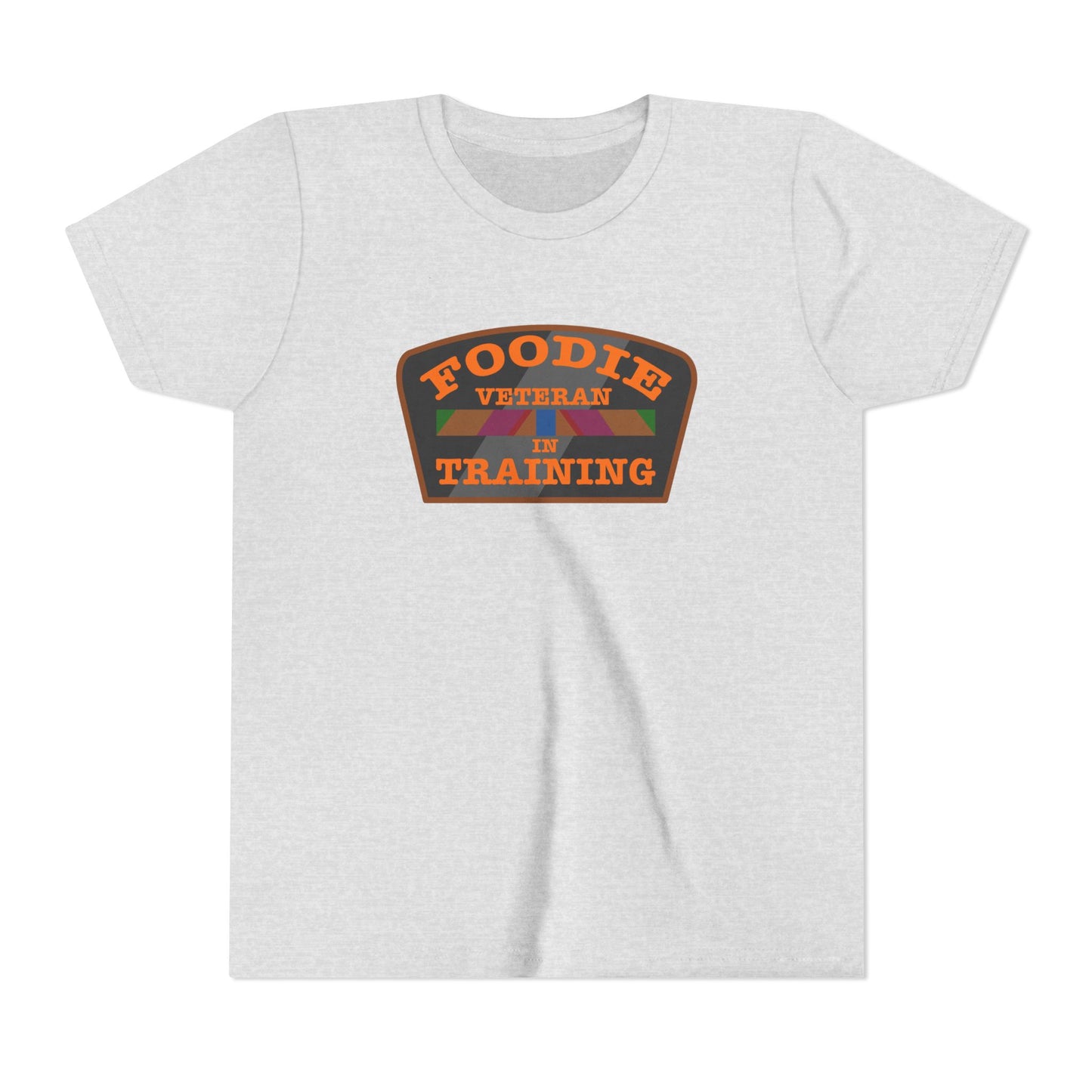 L.O.E.F Foodie Veteran In Training Kids Tee Shirt  (Orange)