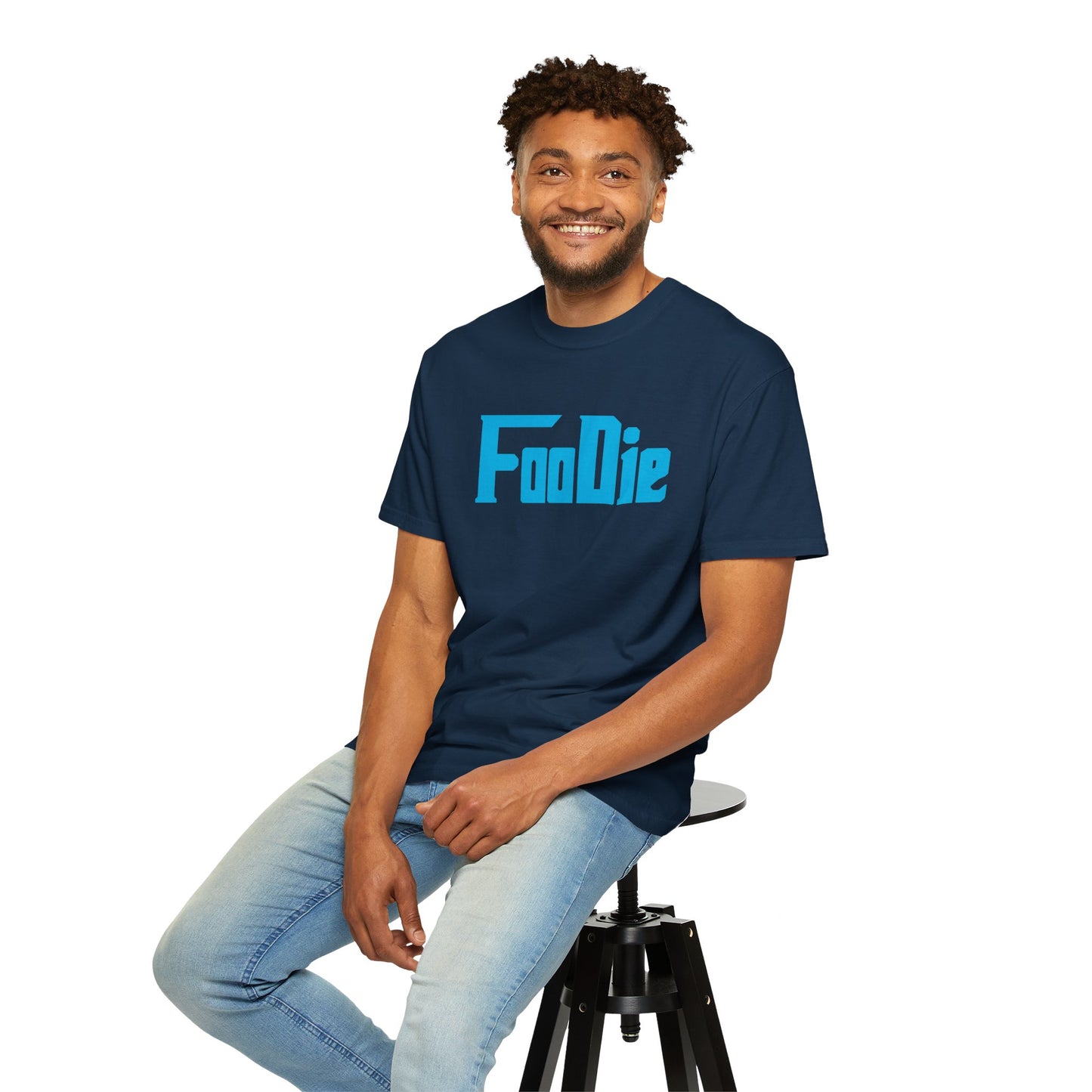 L.O.E.F Foodie Unisex Tee Shirt (Sky Blue)