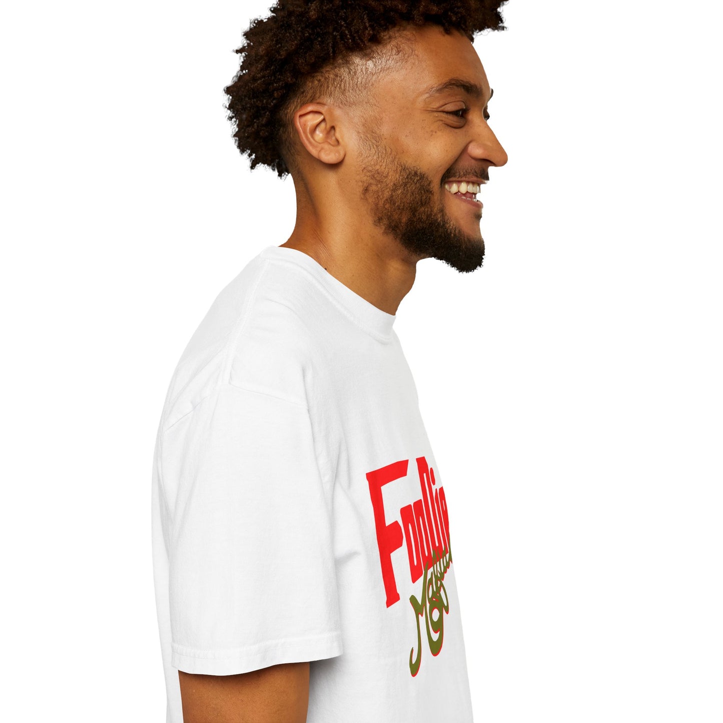 L.O.E.F Red Foodie Mafia Unisex Tee Shirt (Olive)