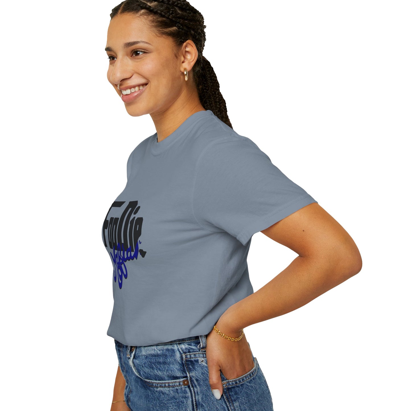 L.O.E.F Foodie Mafia Unisex Tee shirt (Dark Blue)
