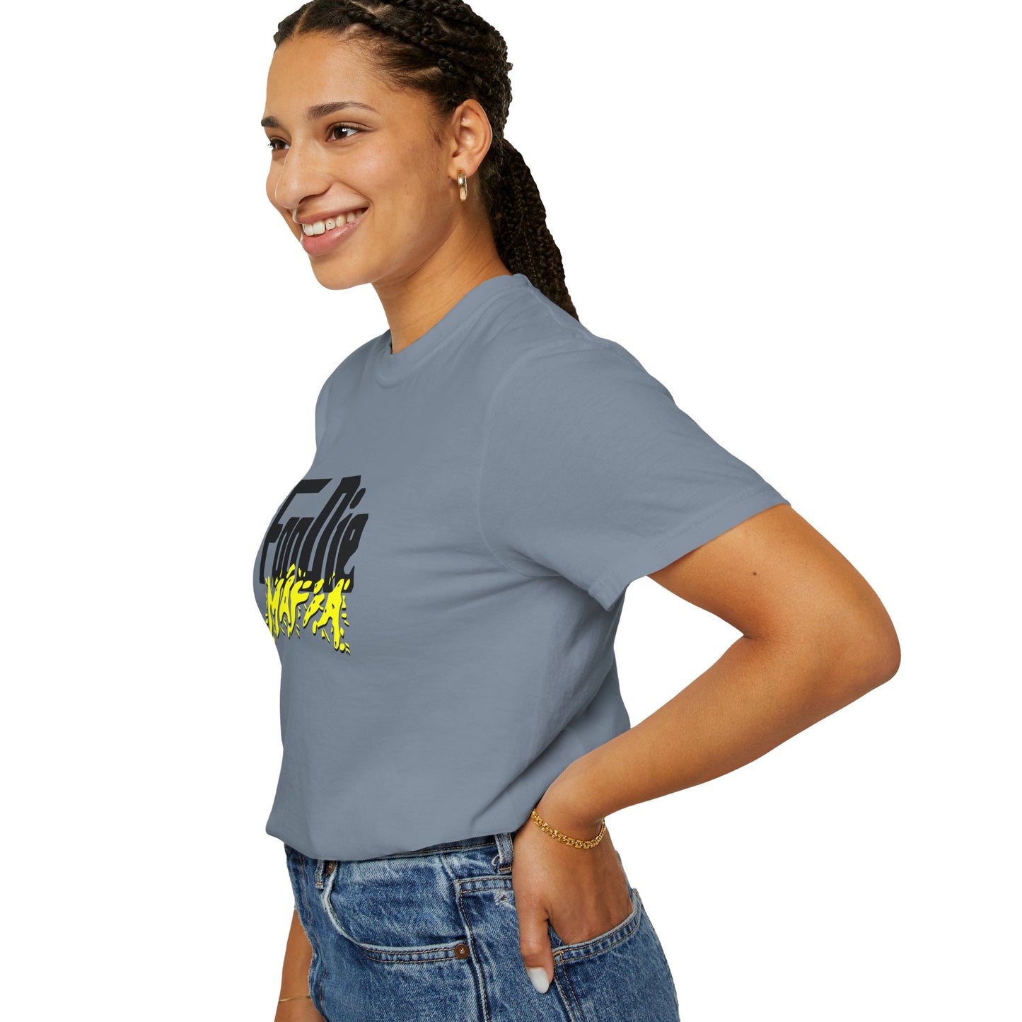L.O.E.F Foodie Mafia Unisex Tee Shirt (Bright Yellow)