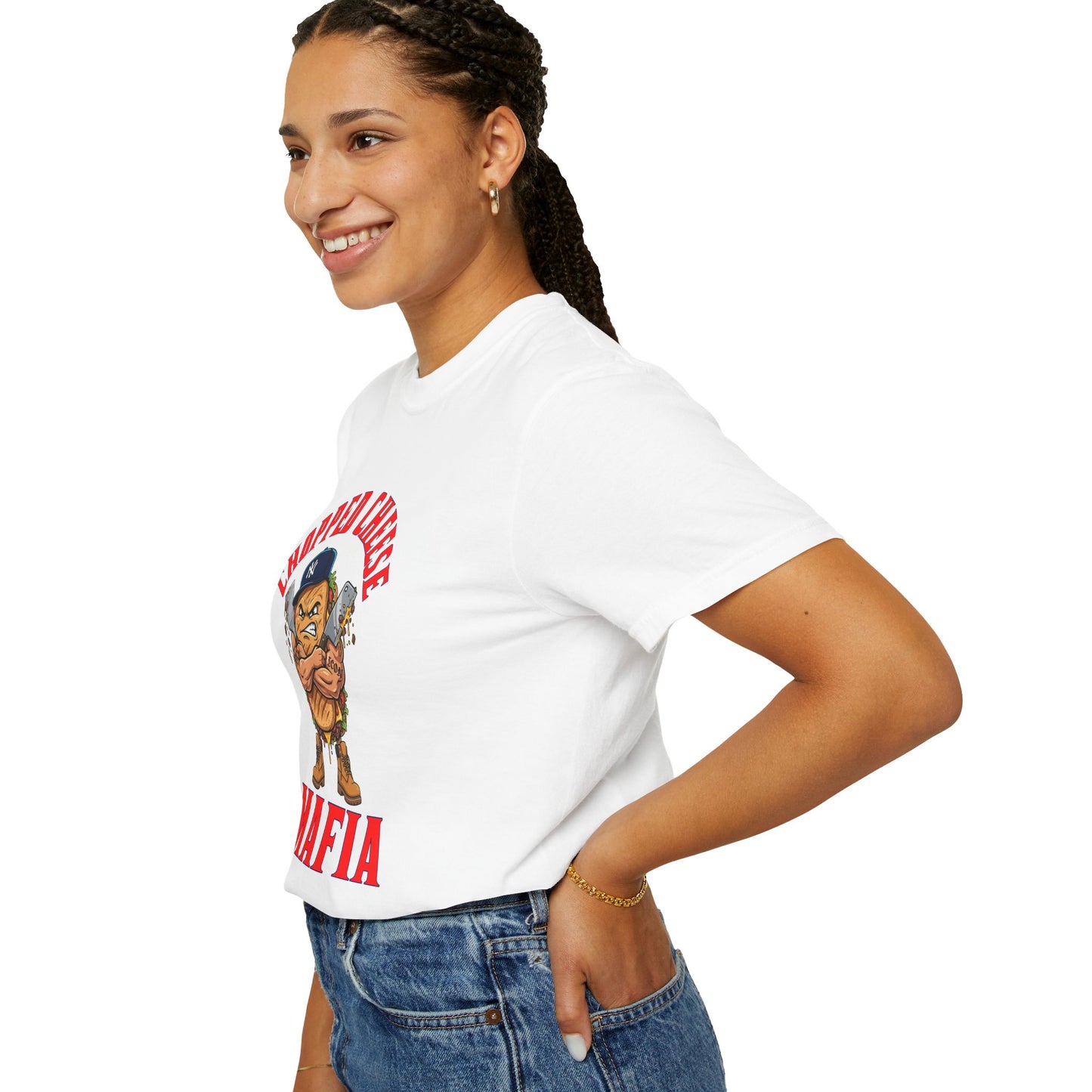 L.O.E.F Mafia Chopped Cheese Unisex Tee Shirt (Red)