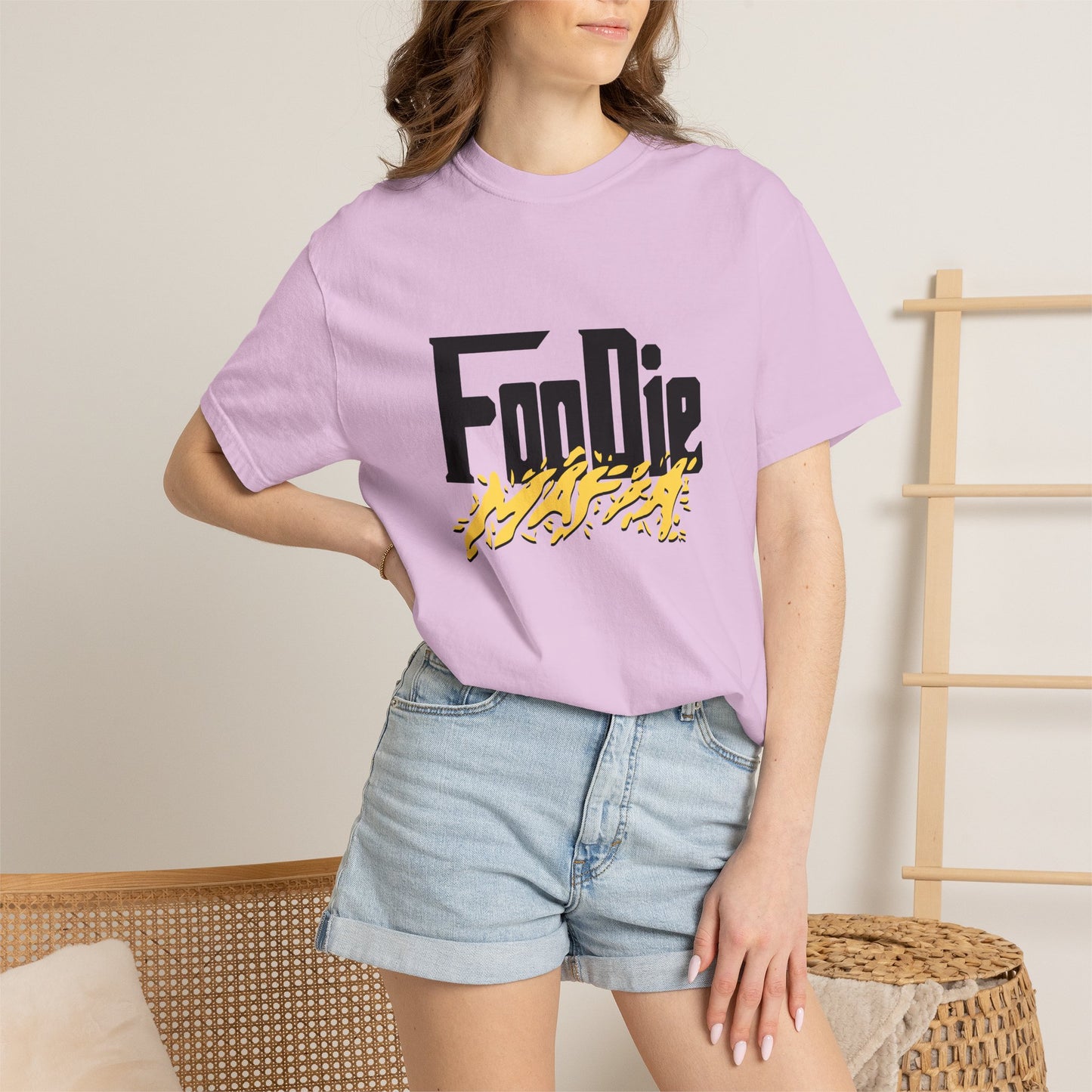L.O.E.F Foodie Mafia Tee-Shirt (Mustard)