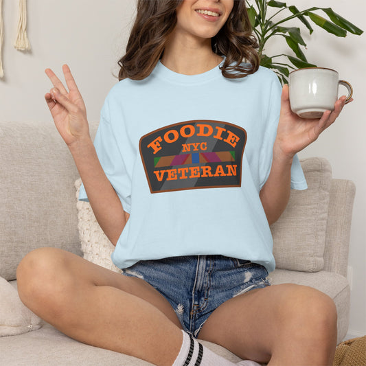 L.O.E.F Foodie Veteran NYC Unisex Tee Shirt (Orange)