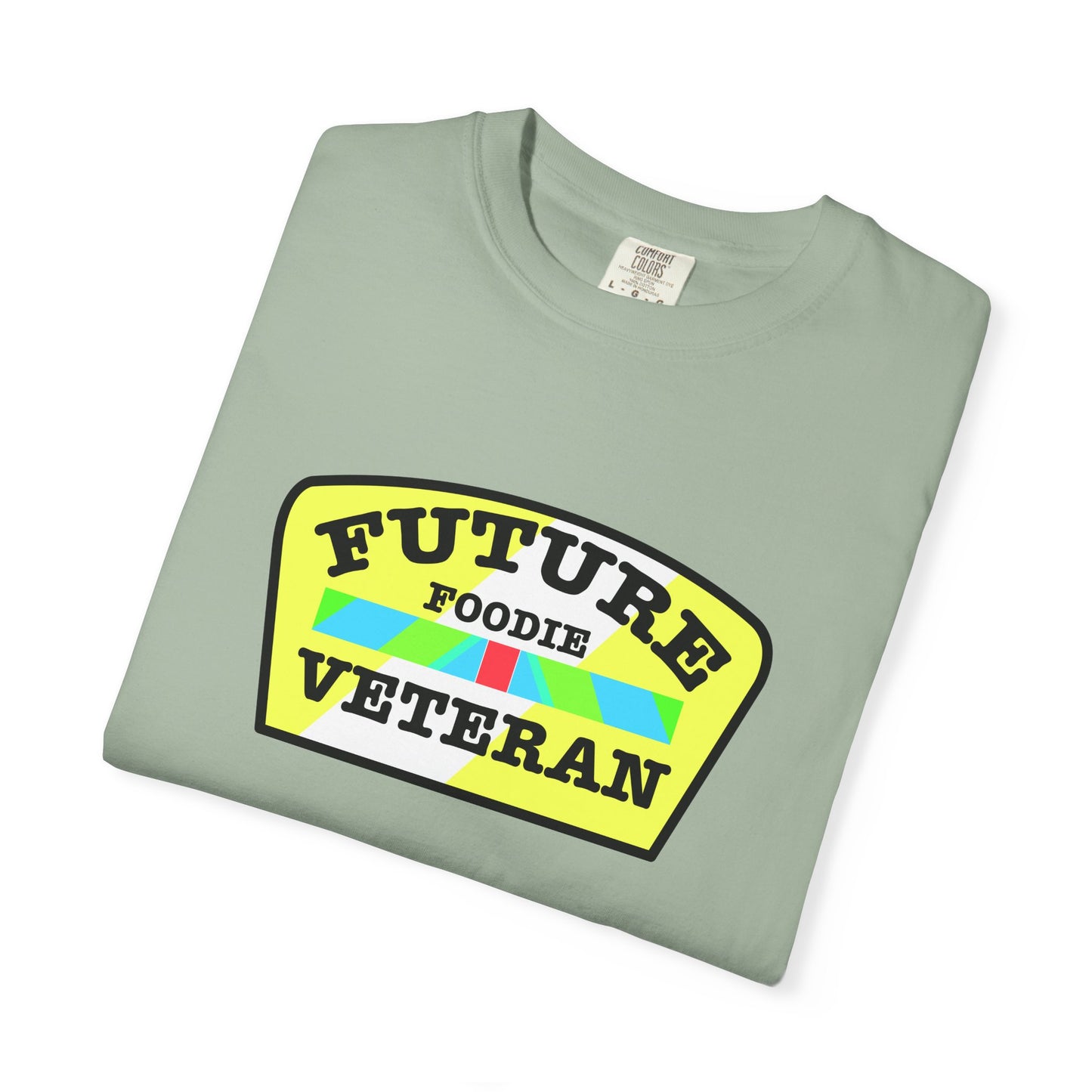 L.O.E.F Future Foodie Veteran Unisex Tee Shirt (Yellow and Black)