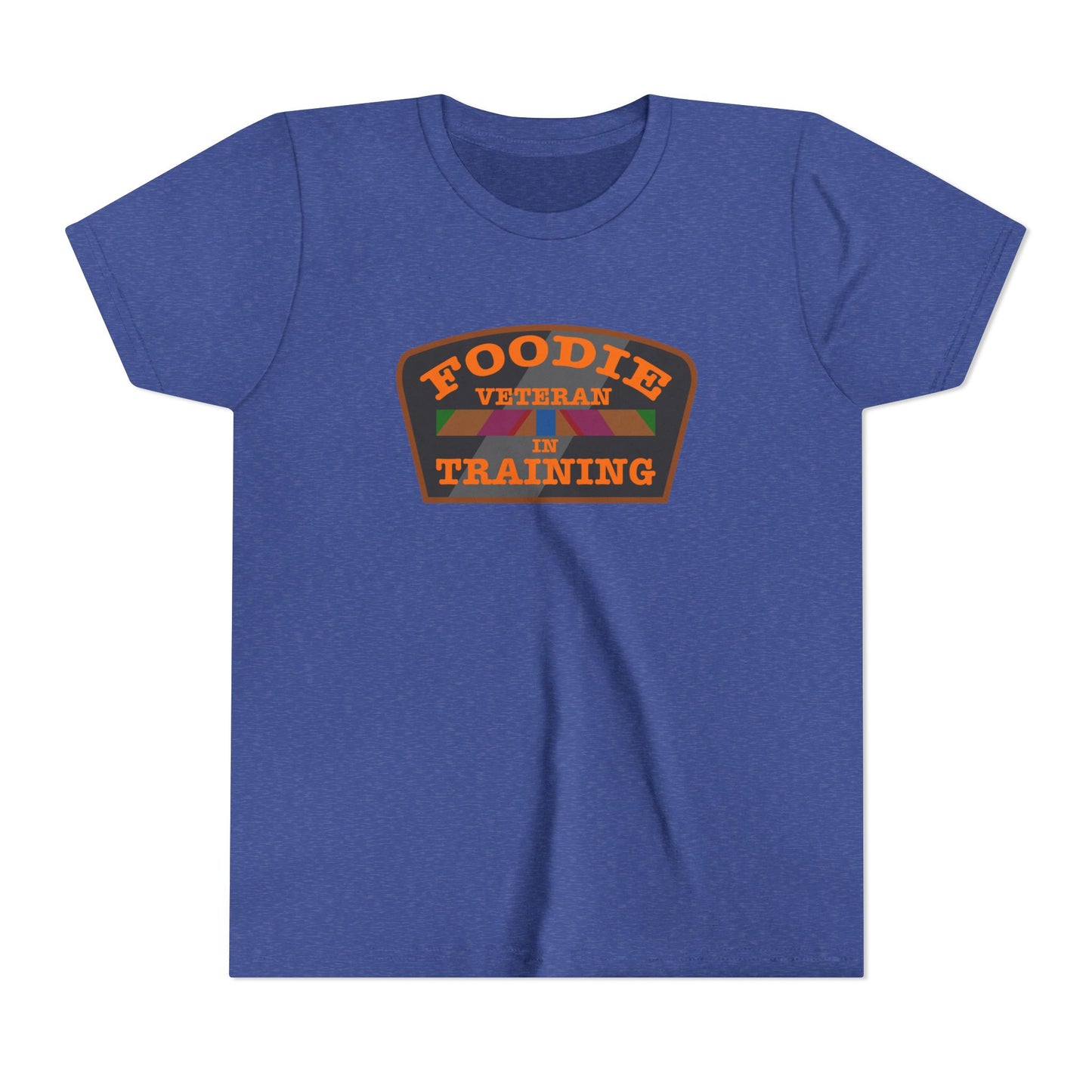 L.O.E.F Foodie Veteran In Training Kids Tee Shirt  (Orange)