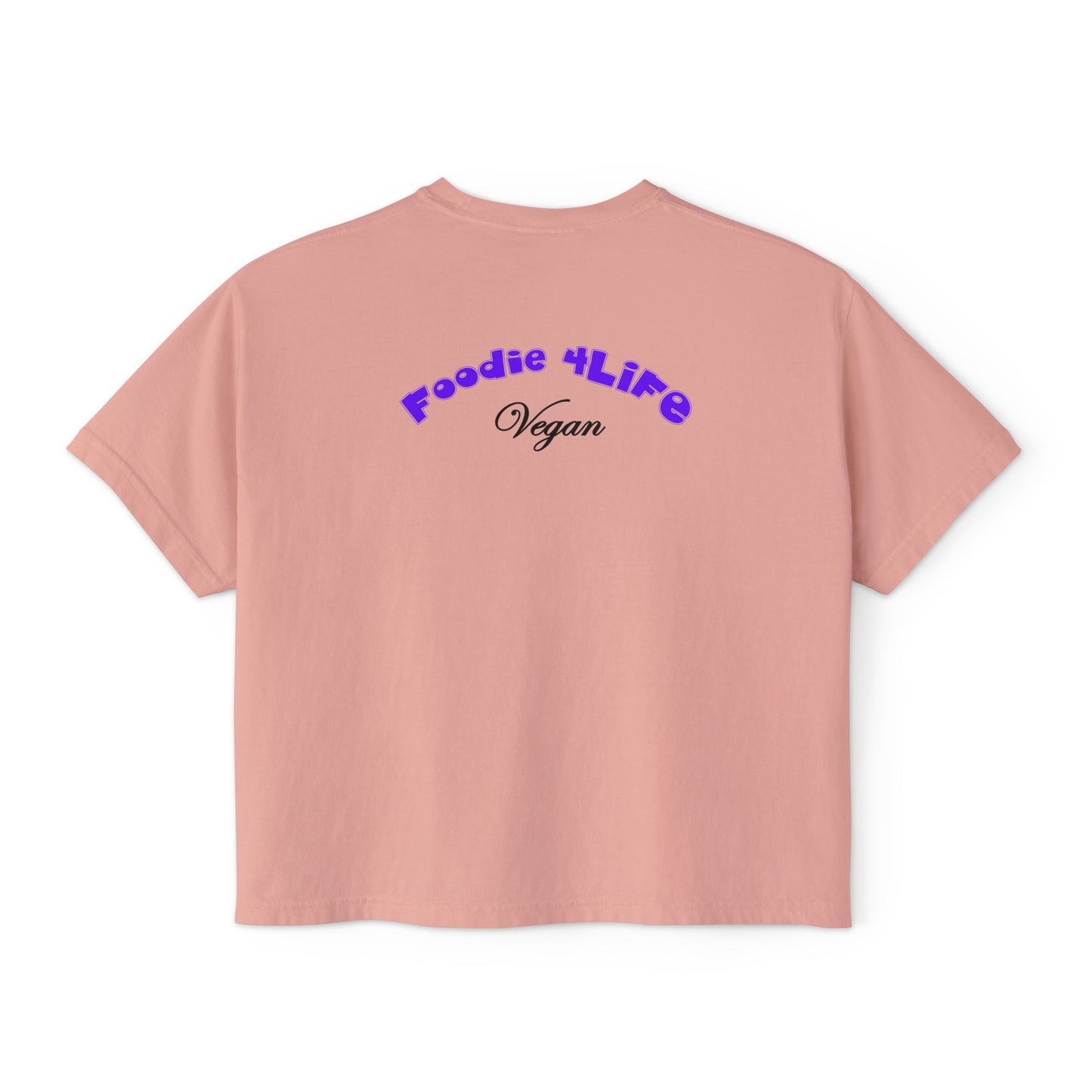L.O.E.F Foodie 4Life Vegan Boxy Tee (Violet)
