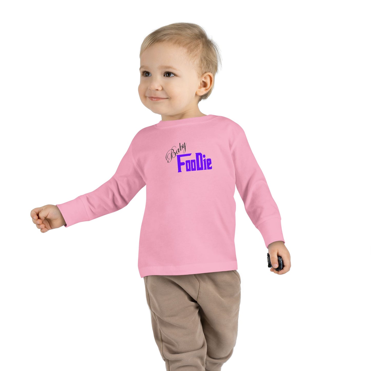L.O.E.F Future Foodie Toddler Long Sleeve Tee (Violet)