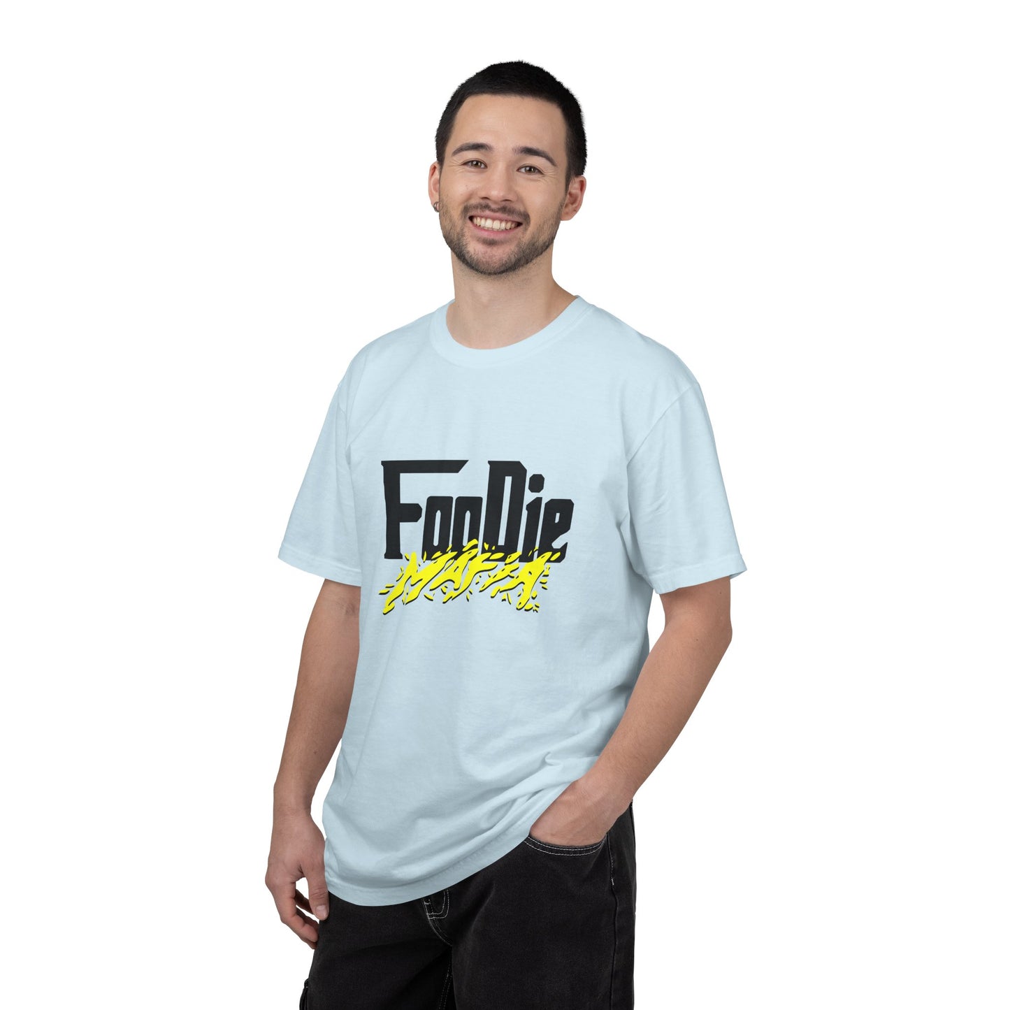 L.O.E.F Foodie Mafia Unisex Tee Shirt (Bright Yellow)