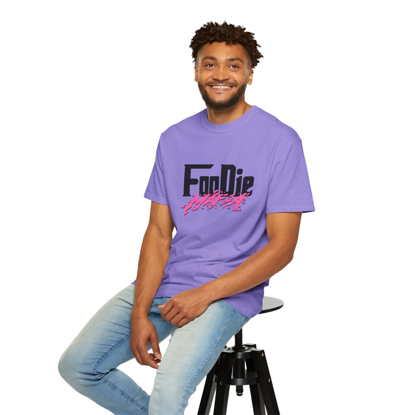 L.O.E.F Foodie Mafia Tee Shirt (Hot Pink)