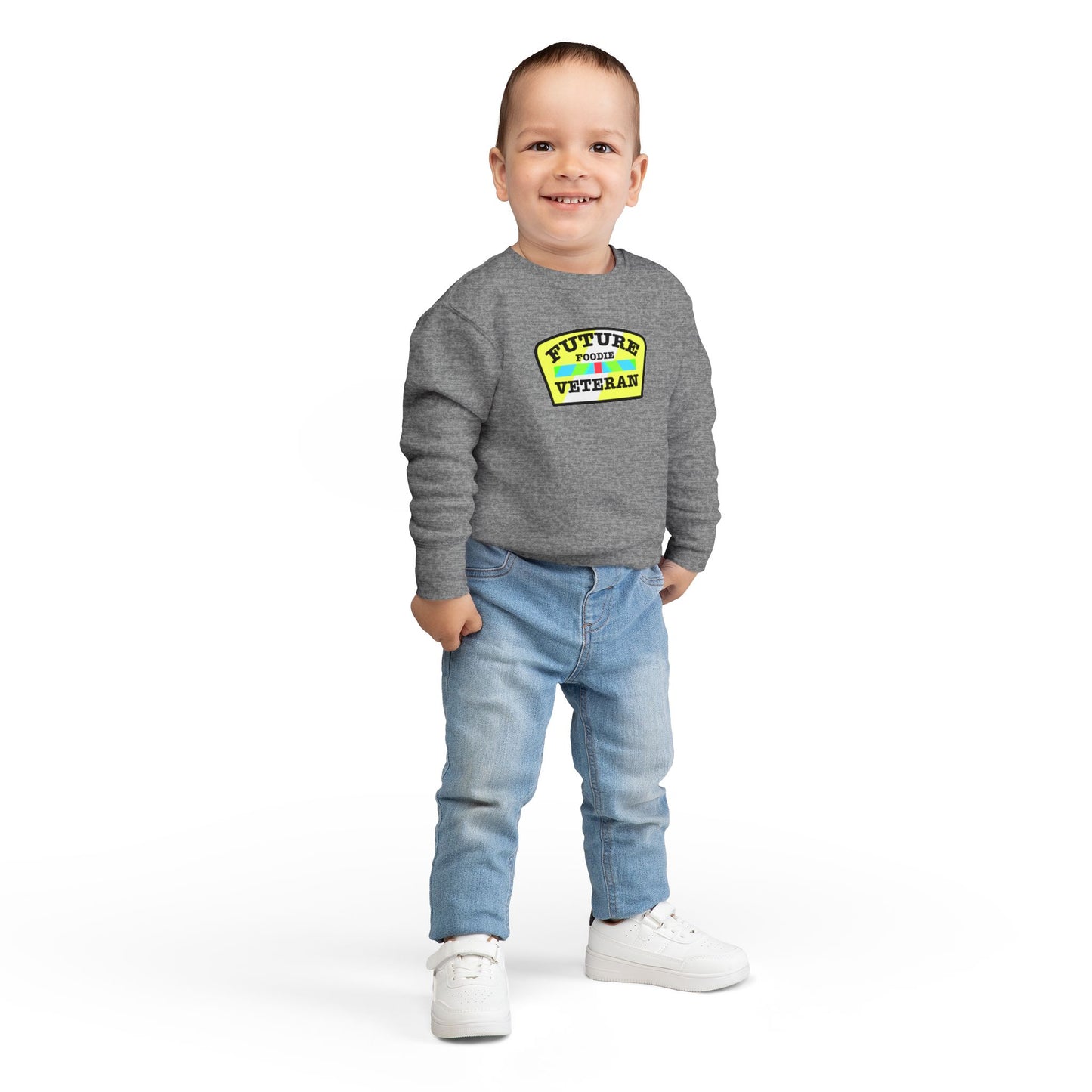 L.O.E.F Future Foodie Veteran Baby Sweatshirt (Yellow and Black)
