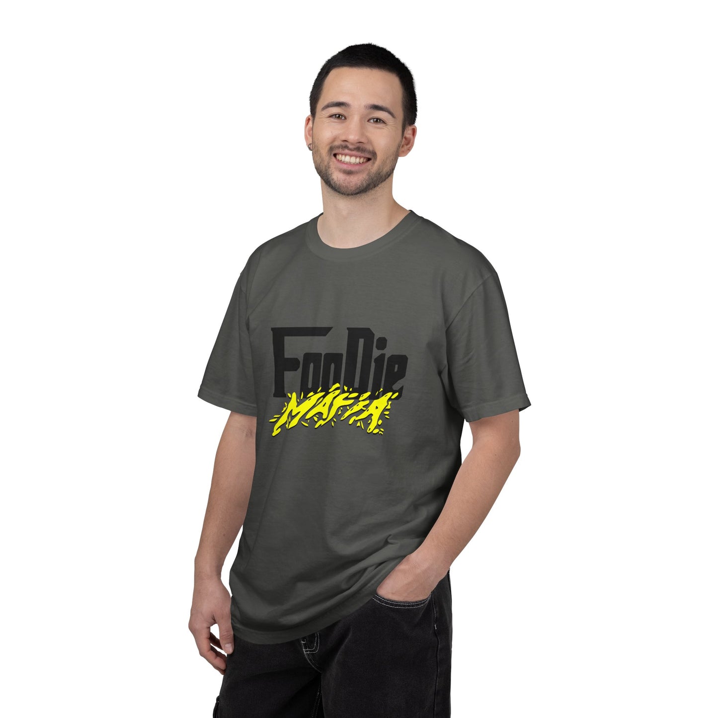 L.O.E.F Foodie Mafia Unisex Tee Shirt (Bright Yellow)