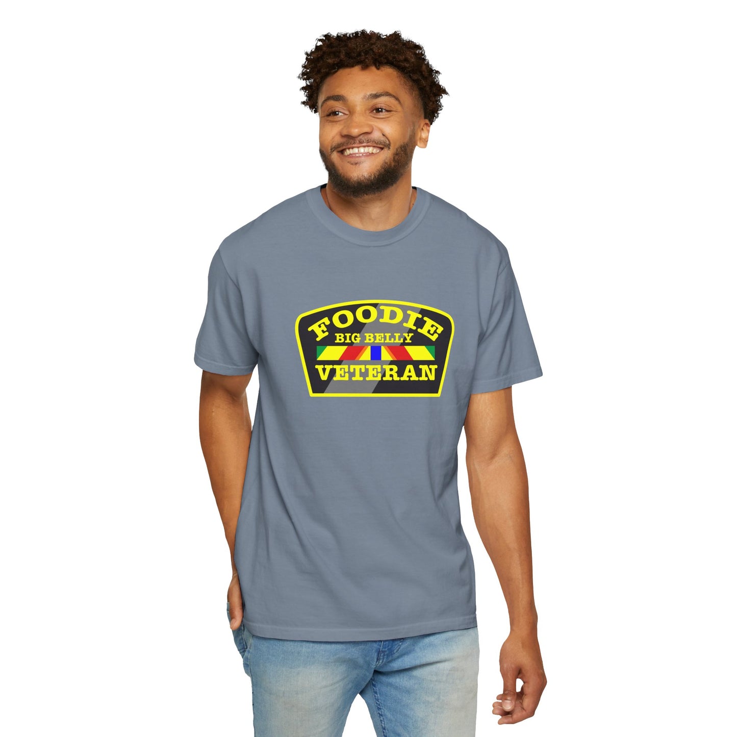 L.O.E.F Foodie Veteran Big Belly Unisex Tee Shirt