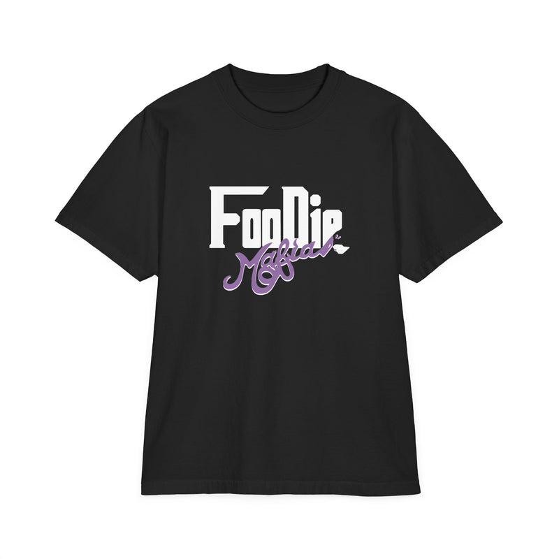 L.O.E.F White Foodie Mafia Unisex Tee shirt (Lavender)