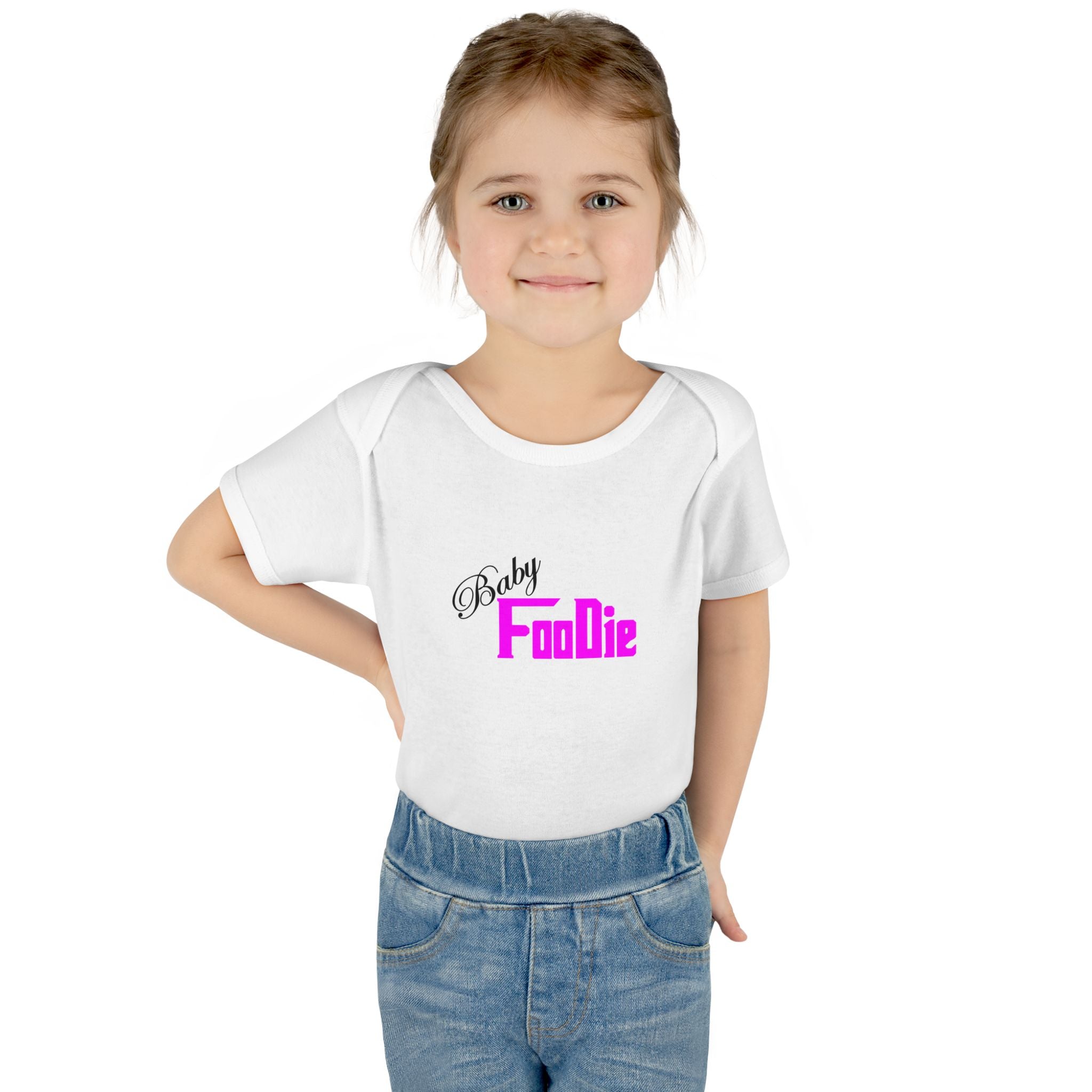 L.O.E.F Baby Foodie Toddler Bodysuit (Fuchsia)