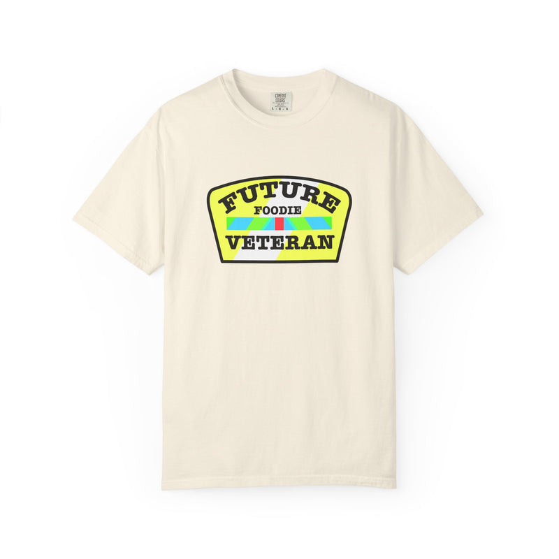 L.O.E.F Future Foodie Veteran Unisex Tee Shirt (Yellow and Black)