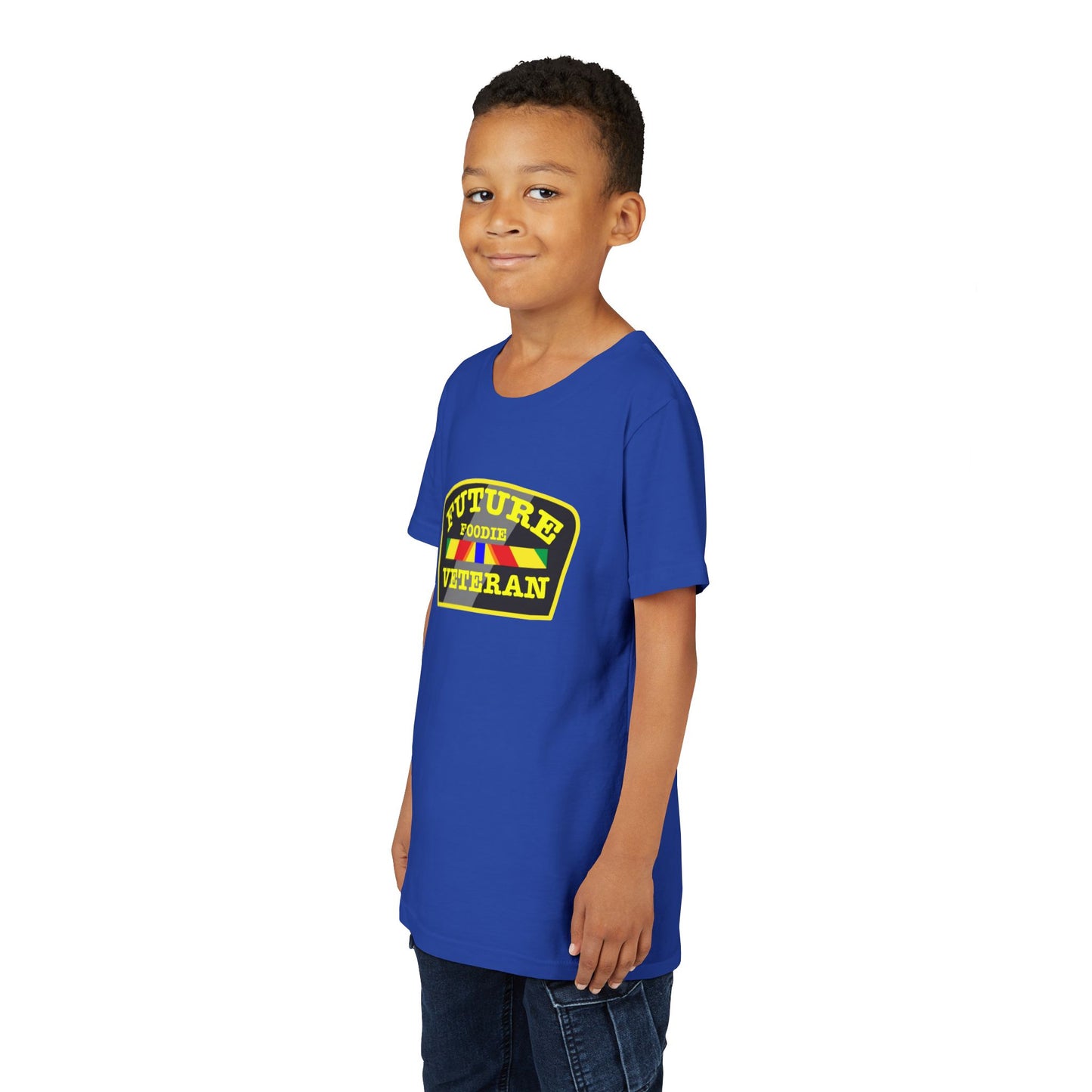 L.O.E.F Future Foodie Veteran Kids Tee Shirt (Yellow)