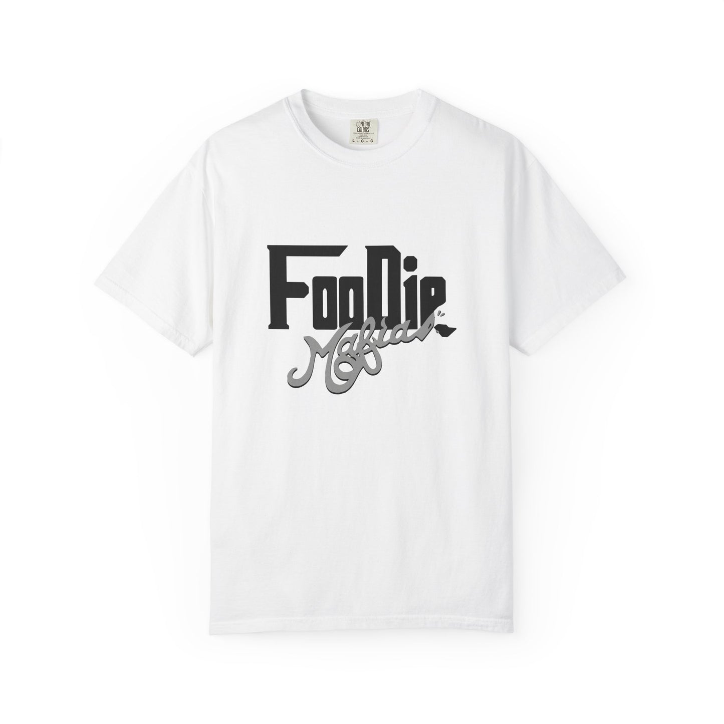 L.O.E.F Foodie Mafia Unisex Tee shirt (Metallic Grey)