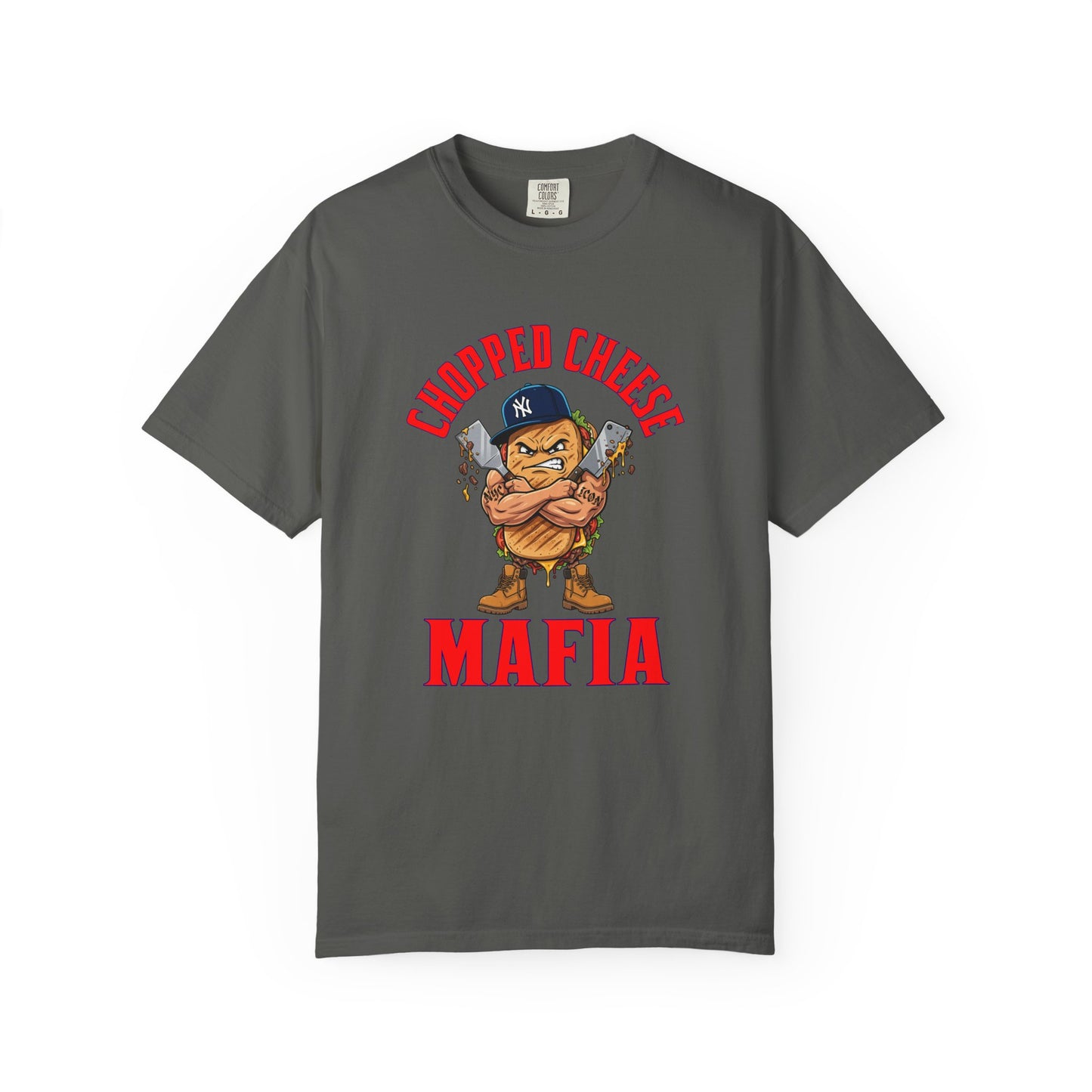 L.O.E.F Mafia Chopped Cheese Unisex Tee Shirt (Red)