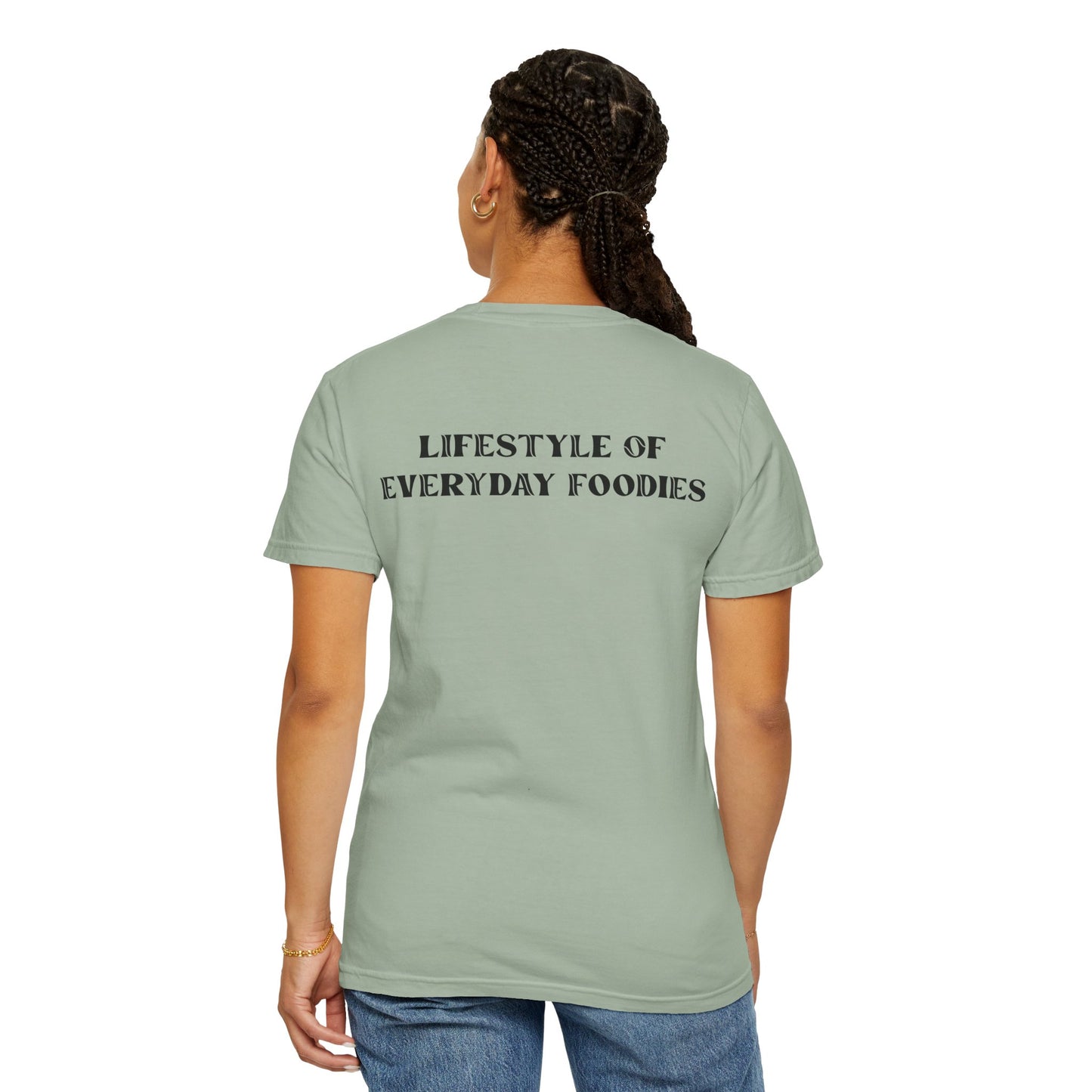 L.O.E.F LIFESTYLE OF EVERYDAY FOODIES Unisex Tee Shirt (Black)