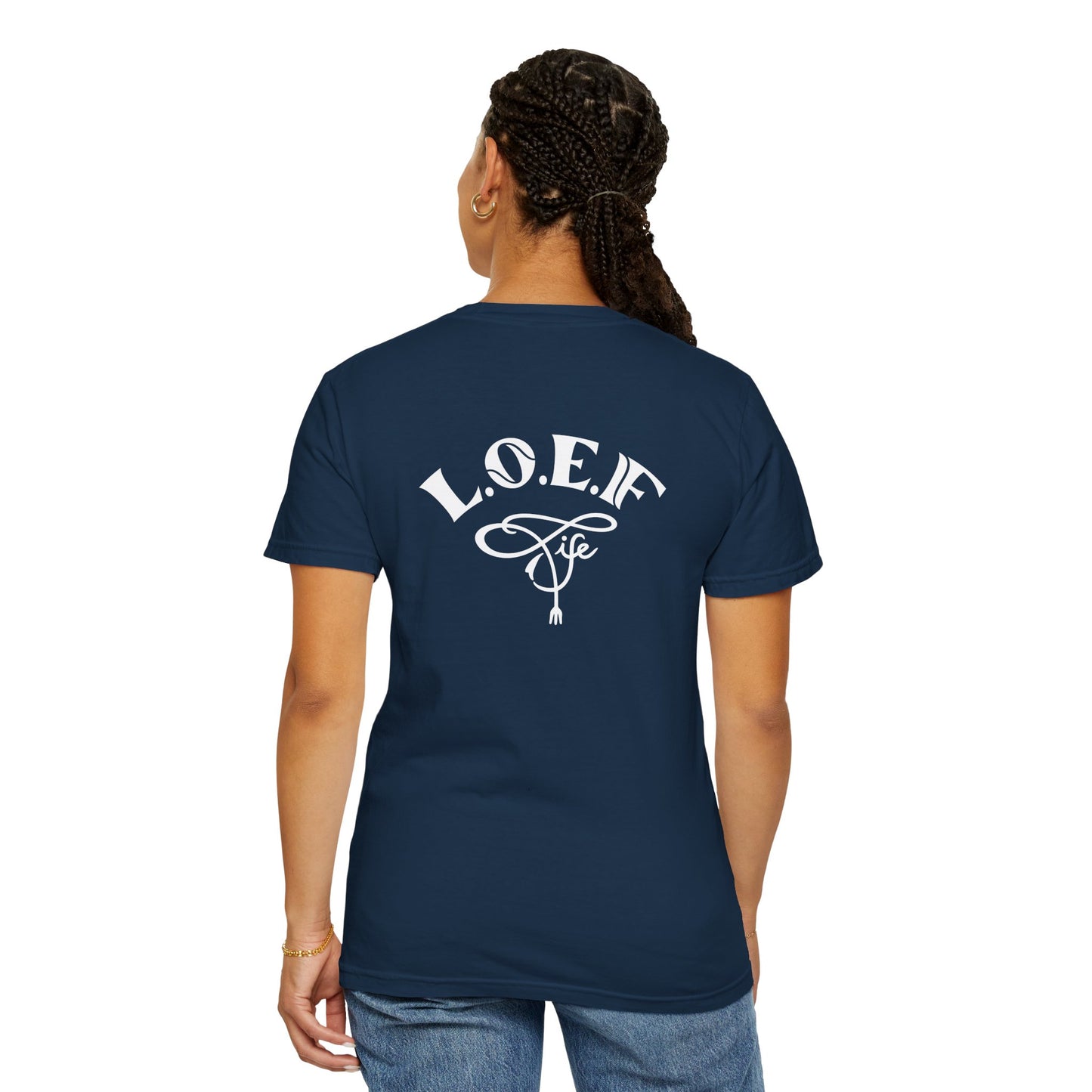 L.O.E.F Foodie Unisex Tee Shirt (White)