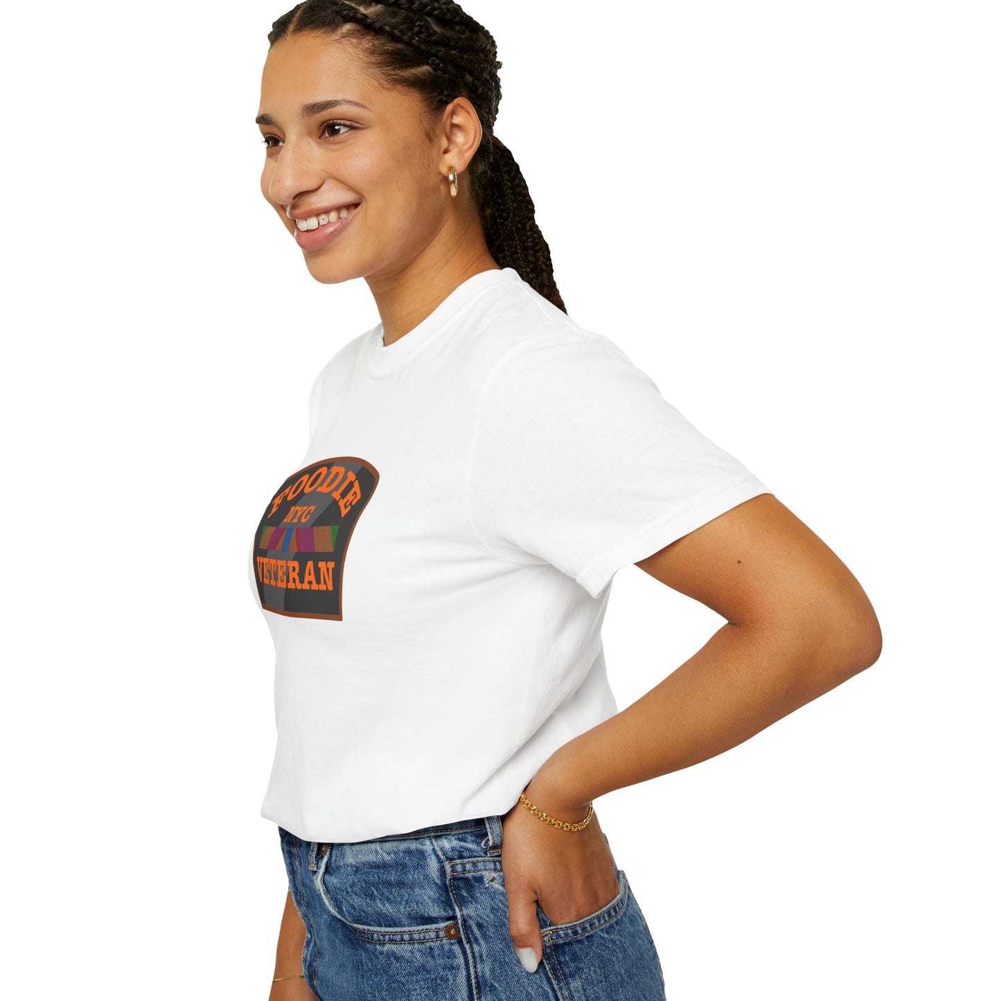 L.O.E.F Foodie Veteran NYC Unisex Tee Shirt (Orange)