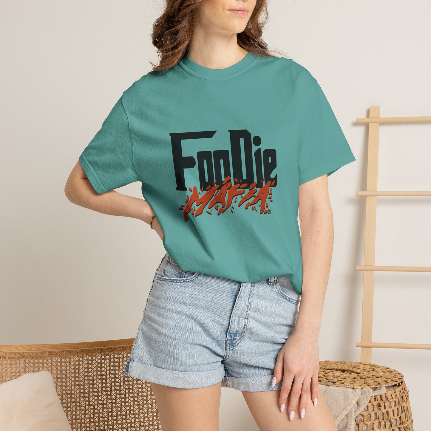 L.O.E.F Foodie Mafia Tee Shirt (Rust)