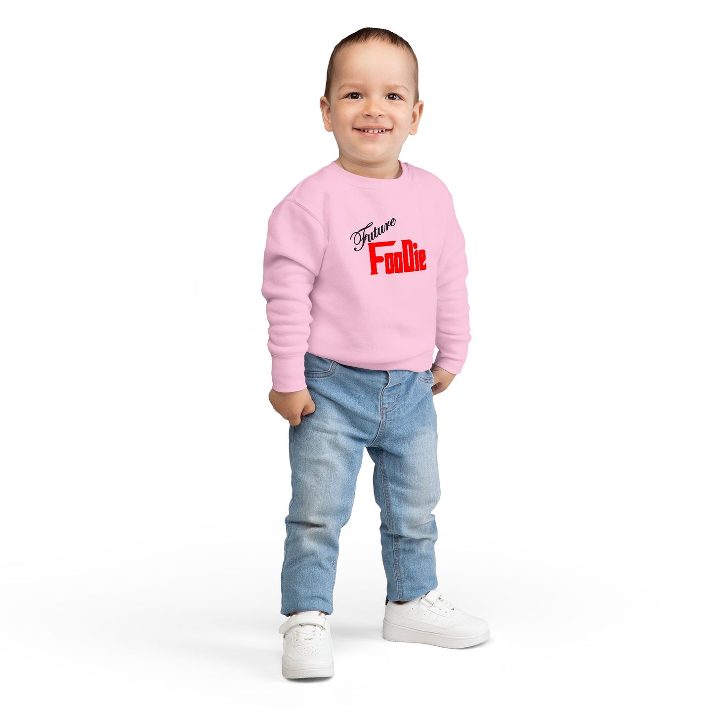 L.O.E.F Future Foodie Toddler Sweatshirt (Fiery Red)
