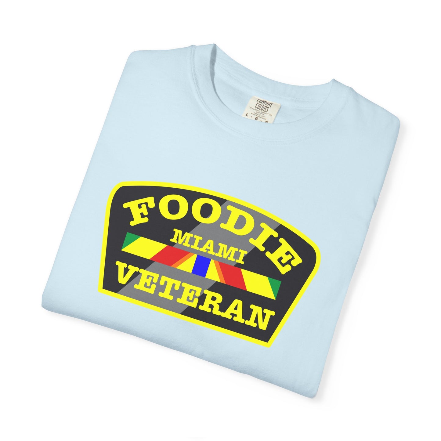 L.O.E.F Foodie Veteran MIAMI Unisex Tee Shirt (Yellow)