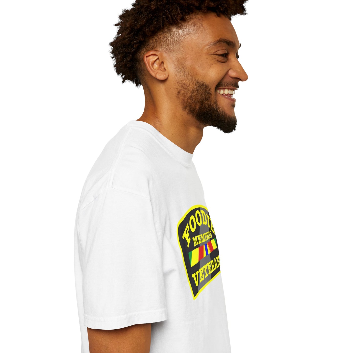 L.O.E.F Foodie Veteran MEMPHIS Unisex Tee Shirt (Yellow)