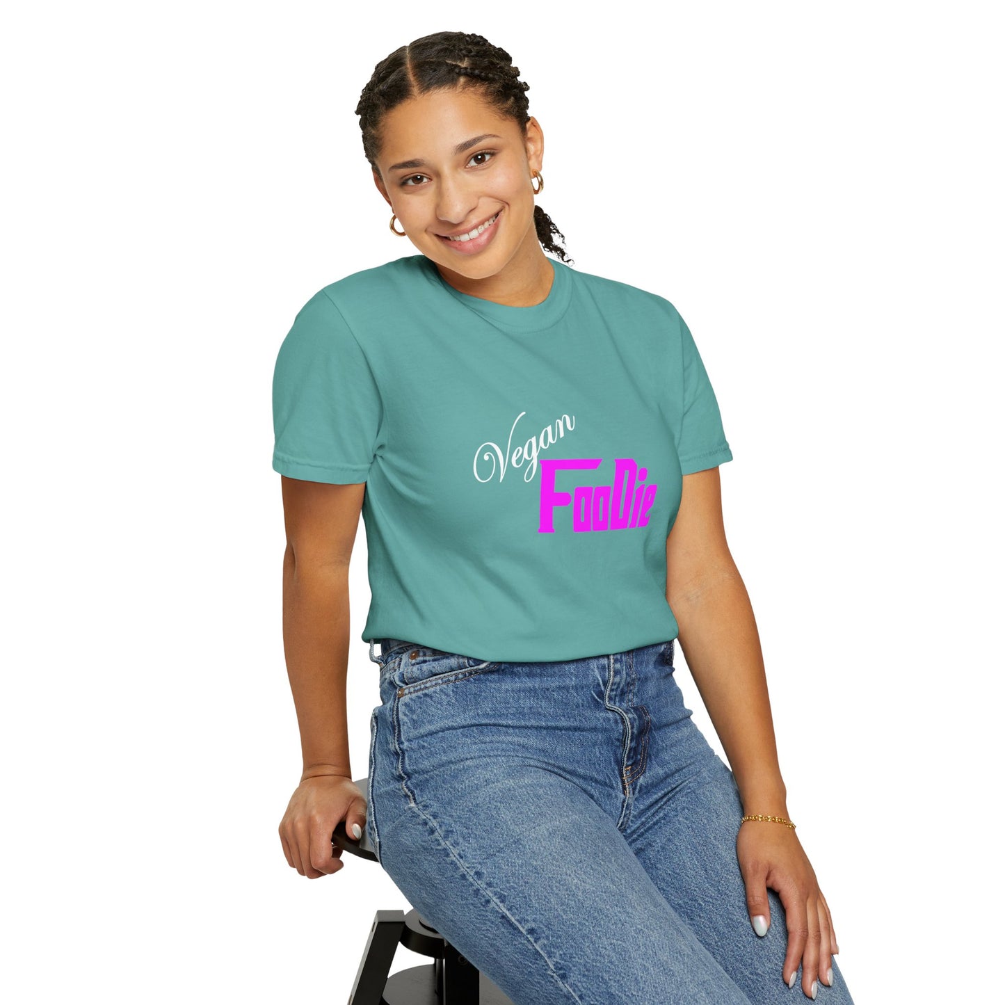 L.O.E.F Unisex Vegan Foodie Tee Shirt (Fuchsia)