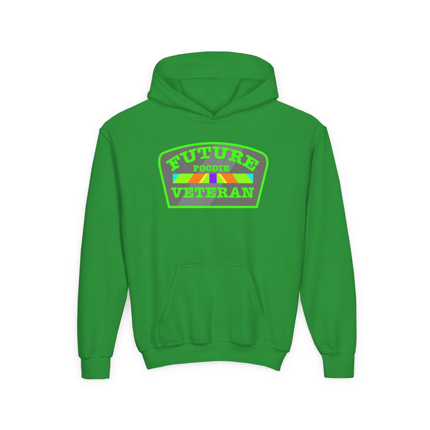 L.O.E.F Future Foodie Veteran Kids Hoodie (Neon Green)