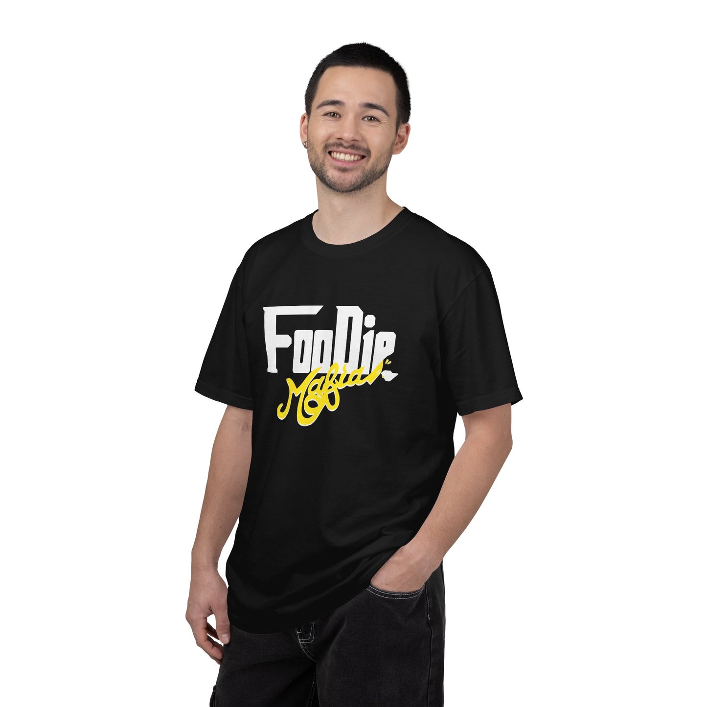 L.O.E.F Foodie Mafia Unisex Tee Shirt  (Yellow)
