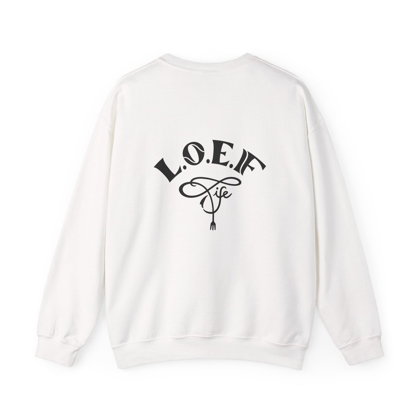 L.O.E.F Foodie 4Life Vegan Unisex Sweatshirt (Violet)