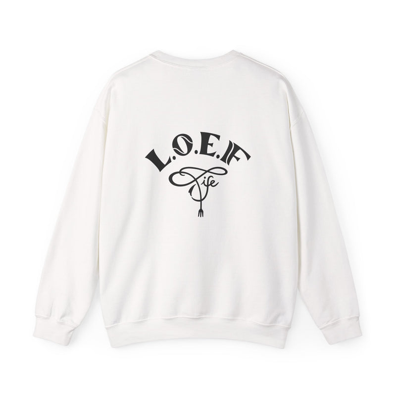 L.O.E.F Foodie 4Life Vegan Unisex Sweatshirt (Violet)
