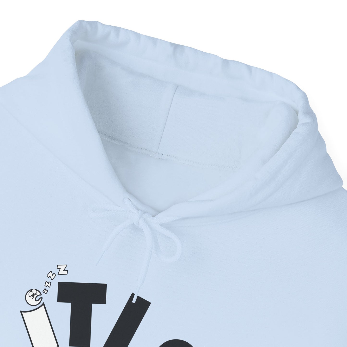 L.O.E.F ITIS Unisex Hooded Sweatshirt (White and Black)