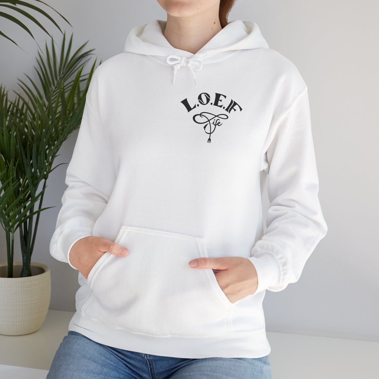 L.O.E.F Foodie 4Life Vegan Hoodie (Fuchsia)