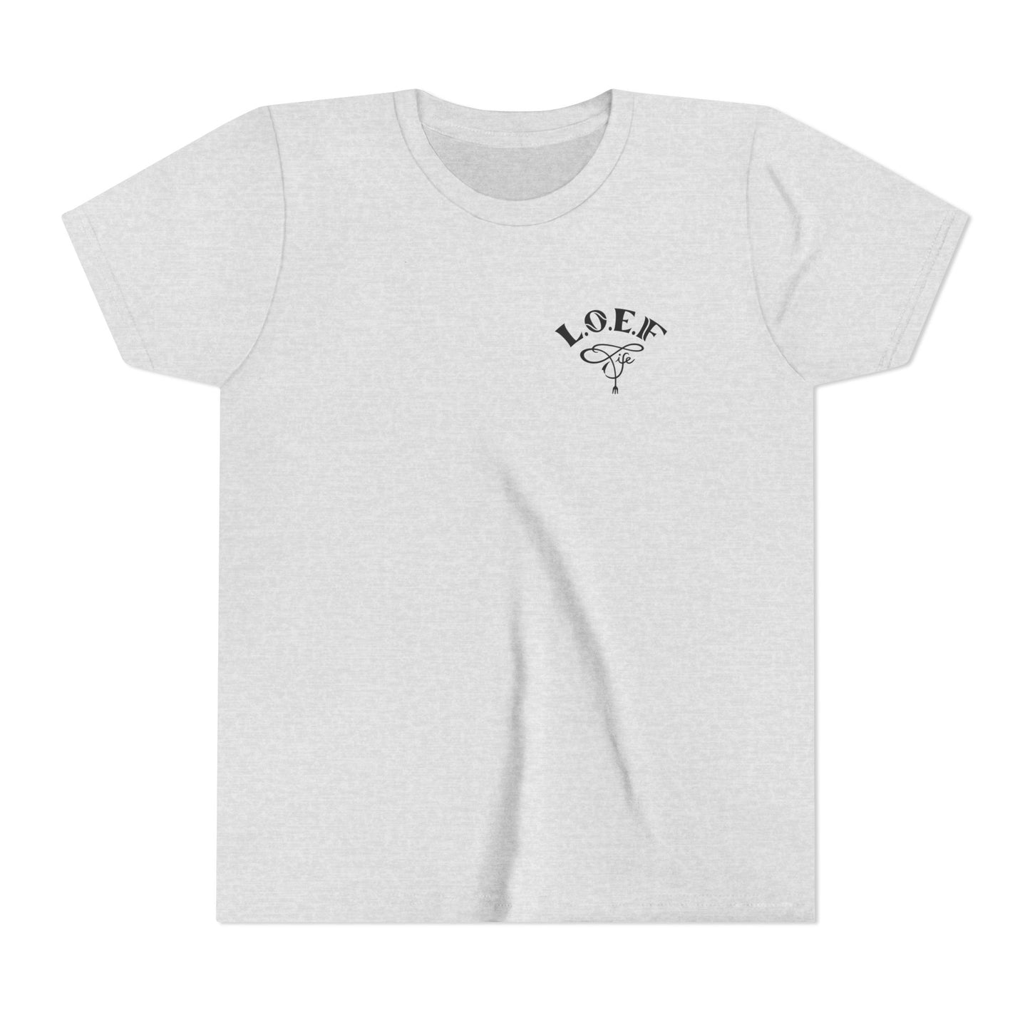 L.O.E.F Foodie 4Life Young Short Sleeve Tee (Fuchsia)