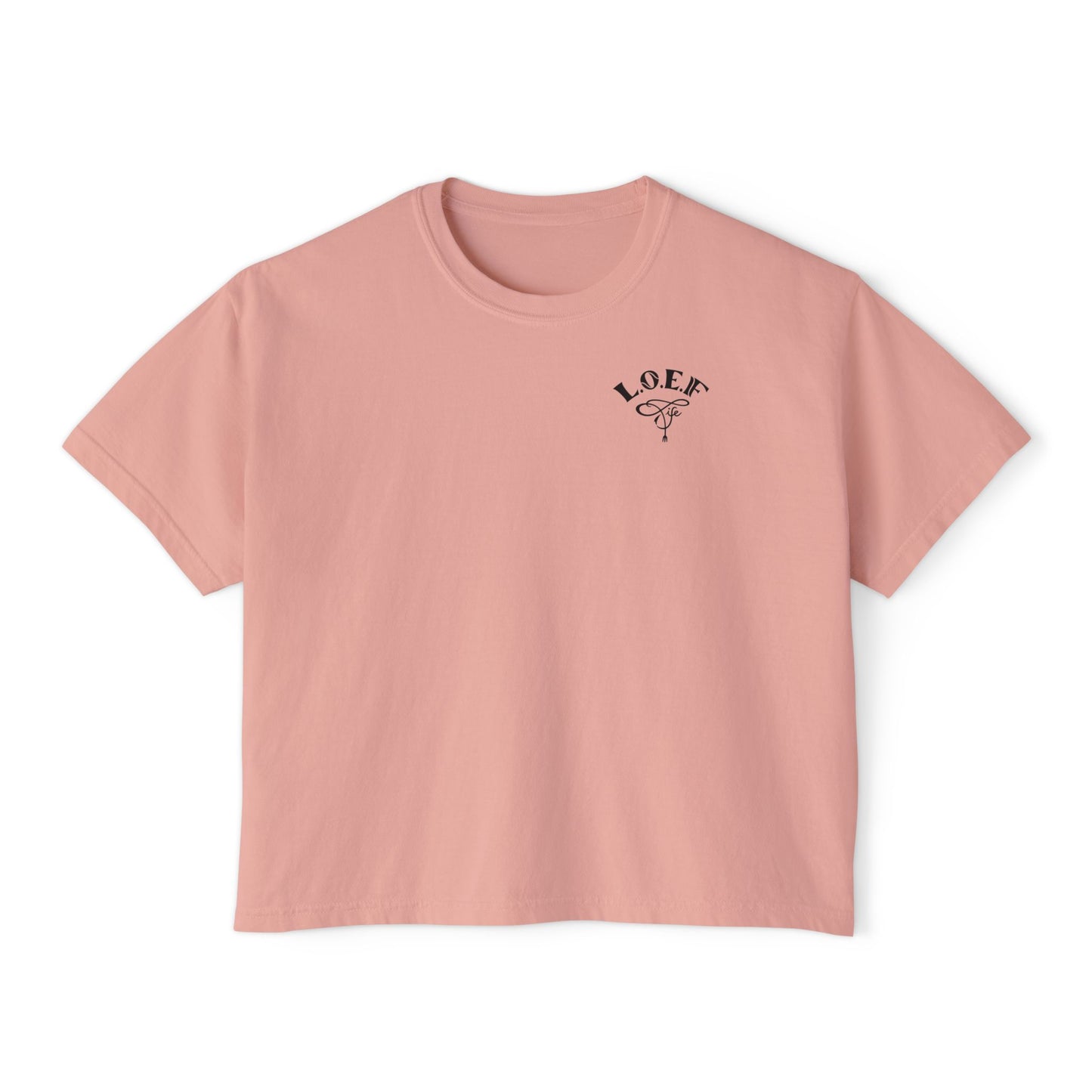 L.O.E.F Foodie 4Life Certified Boxy Tee (Sky Blue)