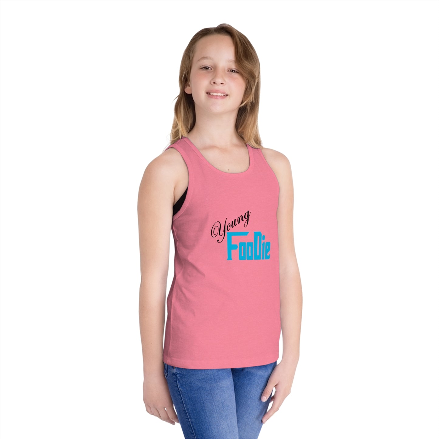L.O.E.F Young Foodie Kid Tank Top (Neon Blue)