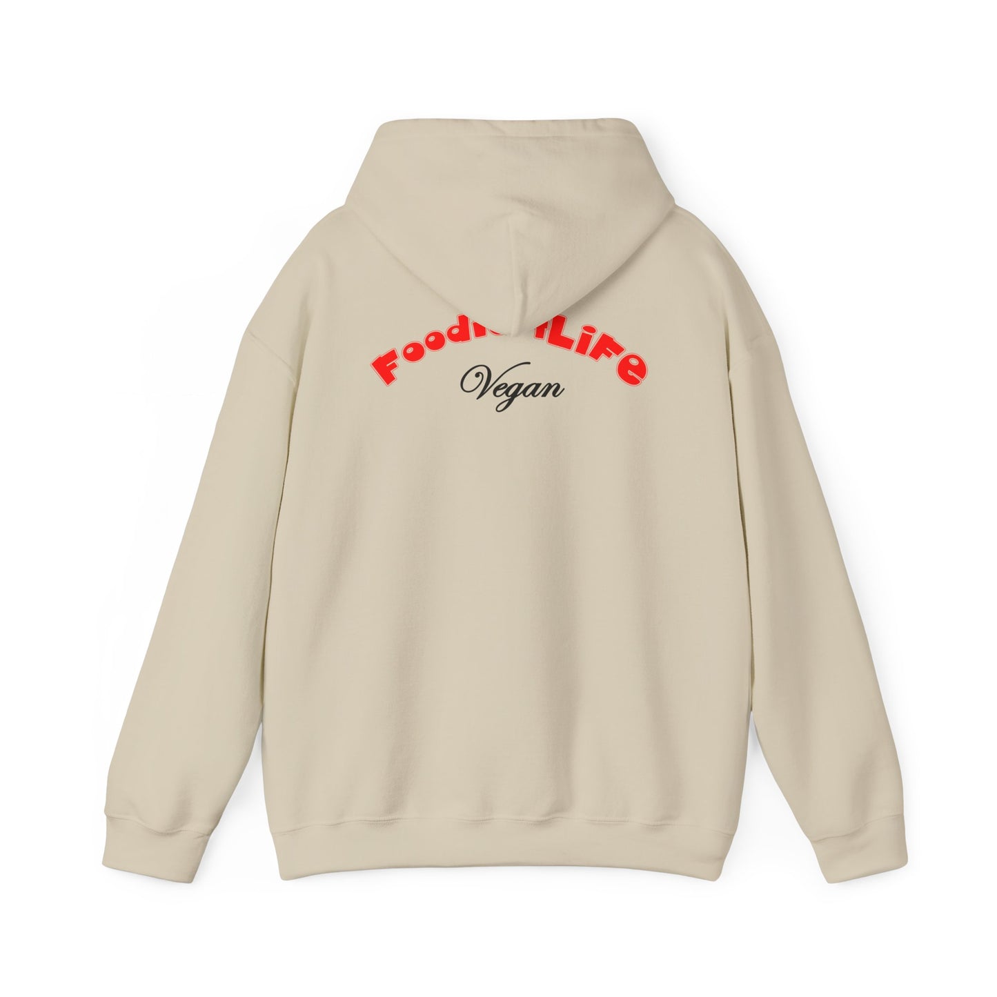 L.O.E.F Foodie 4Life Vegan Hoodie (Fiery Red)
